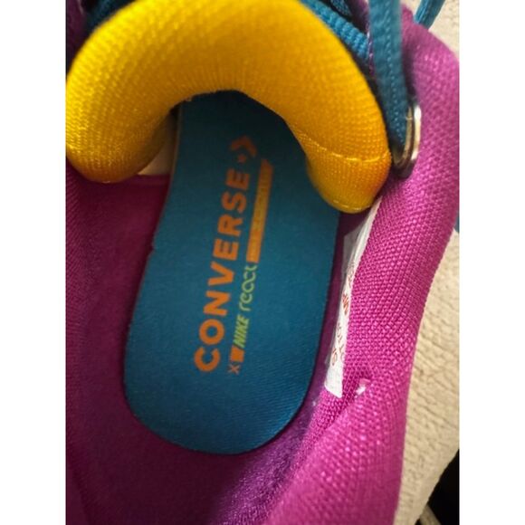 NWOB Converse G4 Basketball Ox Low Top Graffiti Size 4, 168918c - Picture 9 of 10